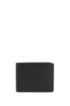 Nappa-leather billfold wallet with embossed logo, Black