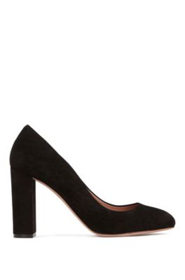 block heel pumps