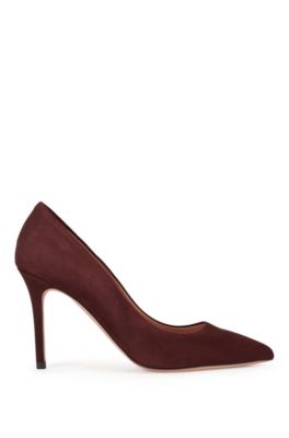 high heels suede