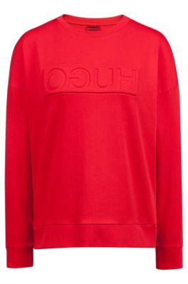 hugo reverse logo sweatshirt