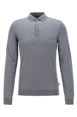 hugo boss collared jumper