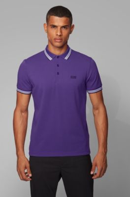 purple hugo boss t shirt