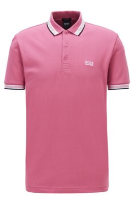 hugo boss oxford pique polo shirt