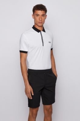 hugo boss oxford pique polo shirt