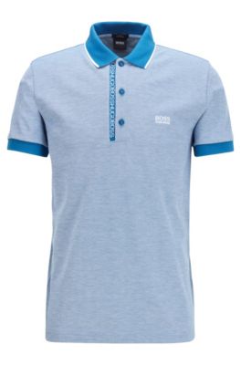 hugo boss oxford pique polo shirt