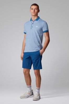 hugo boss oxford pique polo shirt