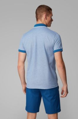 hugo boss oxford pique polo shirt