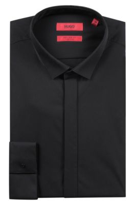 hugo boss contrast collar shirt