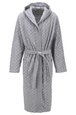 BOSS - Hooded dressing gown in 