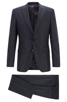 hugo boss suits black