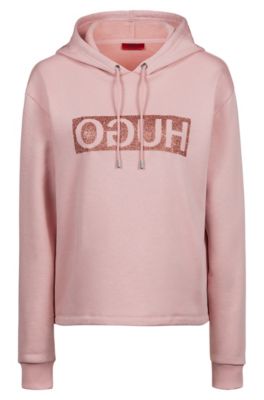 hugo boss pink hoodie