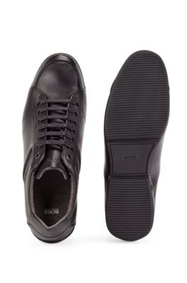 boss trainers grey