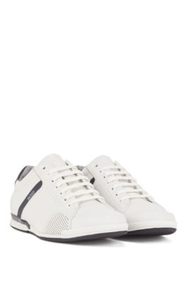 mens boss white trainers