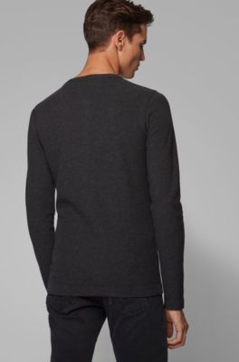 hugo boss henley t shirt