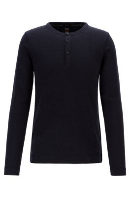 hugo boss henley t shirt