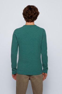 hugo boss green sweater