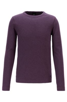 hugo boss purple jumper