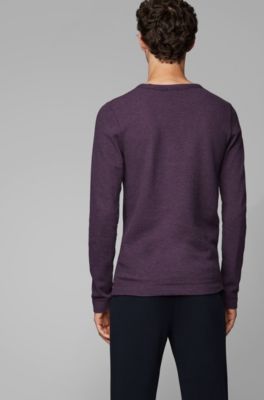 hugo boss purple jumper