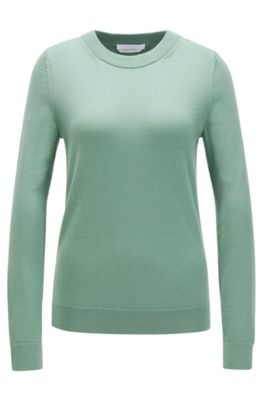 light green crew neck