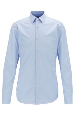 hugo boss light blue shirt