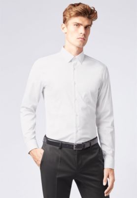 hugo boss white jilias oxford shirt