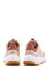 Chunky running-style trainers in mesh, suede and leather, Open Pink