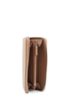 Zip-around wallet in grained Italian leather, Beige