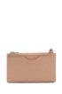 Mini handbag in grained Italian leather, Beige