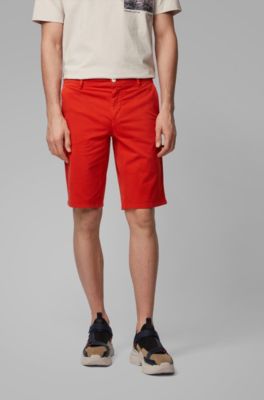 hugo boss slim fit chino shorts