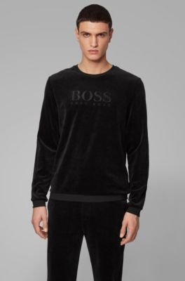 hugo velour tracksuit