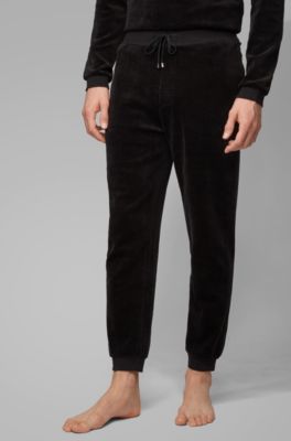 hugo boss velour joggers