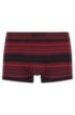 Straight-cut trunks in a cotton blend, Dark Red