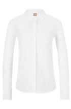 Blusas Femininas Qoerlin 2023 Camisa Branca De Blusa Casual Solteira  Camisas De Chiffon Mulheres Elegantes Moda Rosa Tops De Escritório De  $105,64