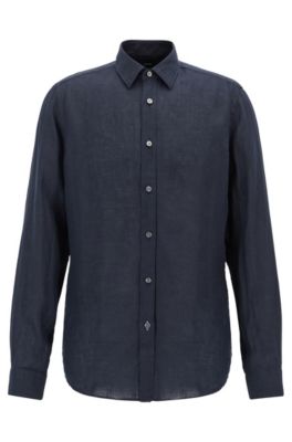boss linen shirt