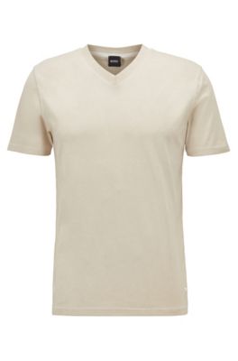 Regular-fit T-shirt in garment-dyed 