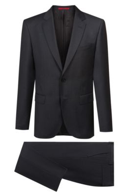 costume gris hugo boss