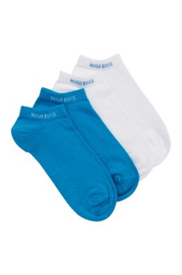 Two-pack of ankle socks in a cotton blend