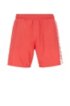 Medium-length swim shorts with heat-sealed logo print, Light Red