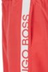Medium-length swim shorts with heat-sealed logo print, Light Red