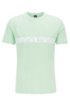 Slim-fit logo T-shirt with UPF50+ finishing, Light Green