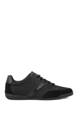 mens black hugo boss trainers