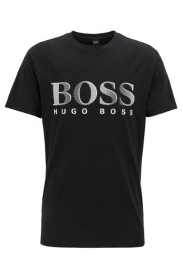 BOSS - Relaxed-fit UPF 50+ T-shirt in 