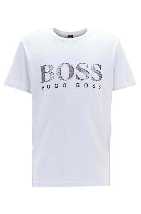 Relaxed-fit UPF 50+ T-shirt in responsibly sourced cotton, Natural