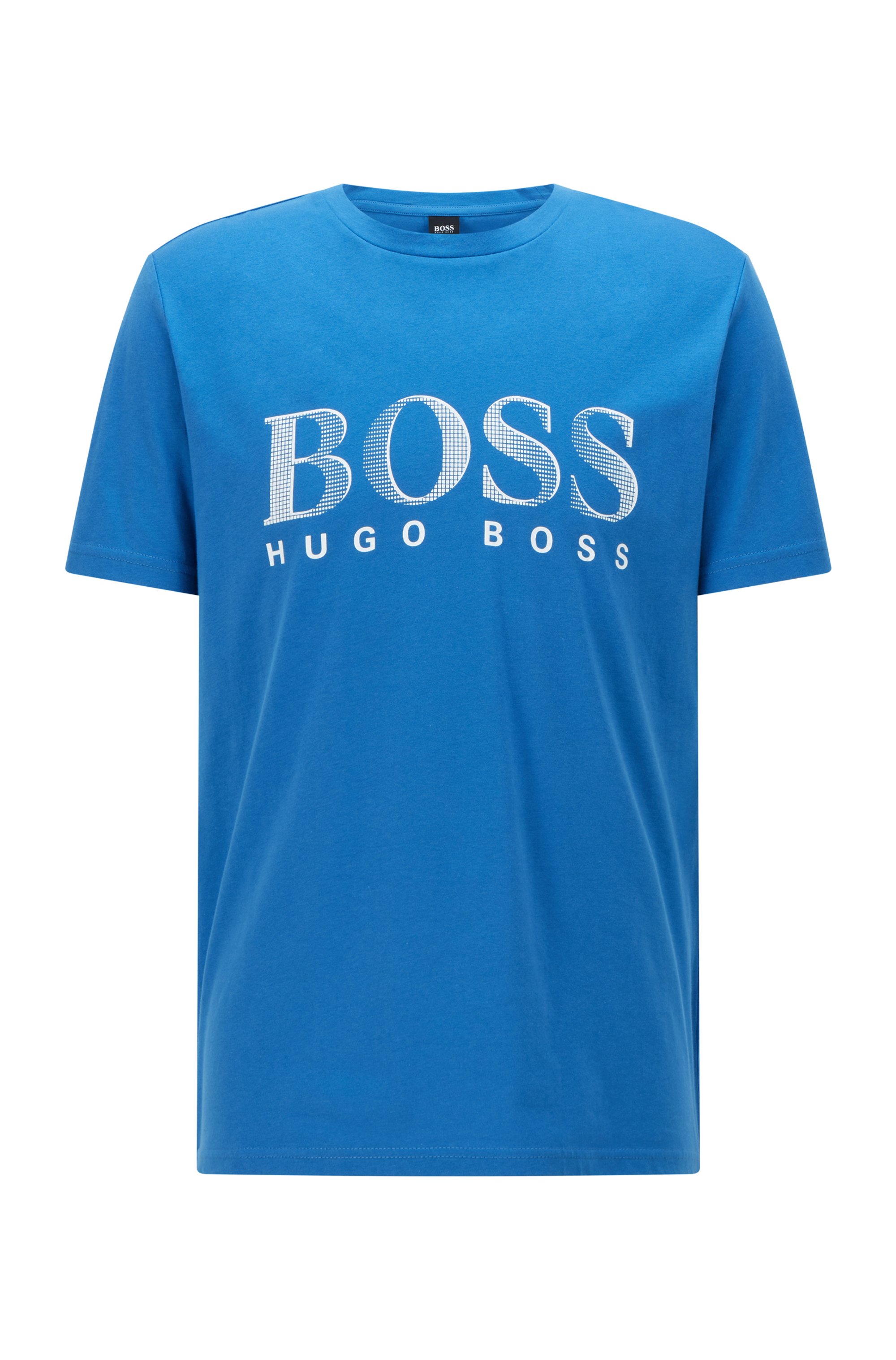 T-shirt Relaxed Fit UPF 50+ en coton de source responsable, bleu clair