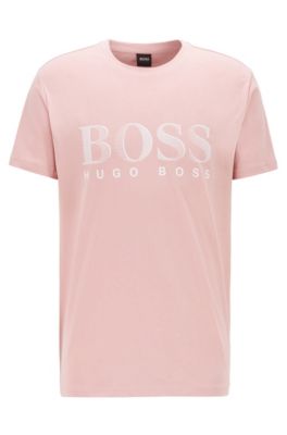 hugo boss pink shirt