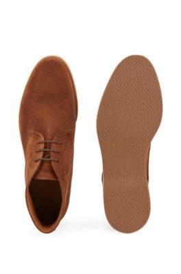 hugo boss suede desert boots