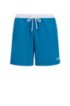 Medium-length swim shorts in quick-drying fabric, Blue