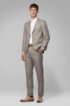Italian-made Oxford shoes in vegetable-tanned calf leather, Brown