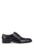 Italian-made Oxford shoes in vegetable-tanned calf leather, Dark Blue