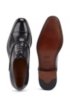 Italian-made Oxford shoes in vegetable-tanned calf leather, Dark Blue